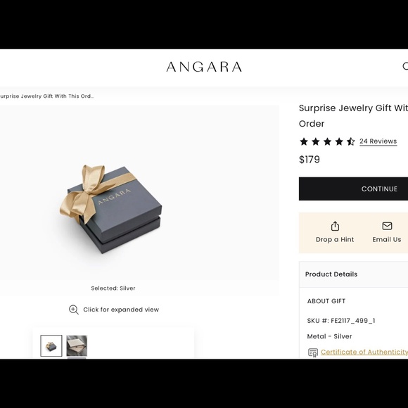 ANGARA blue topaz on 925 sterling silver snake chain. - Picture 5 of 5